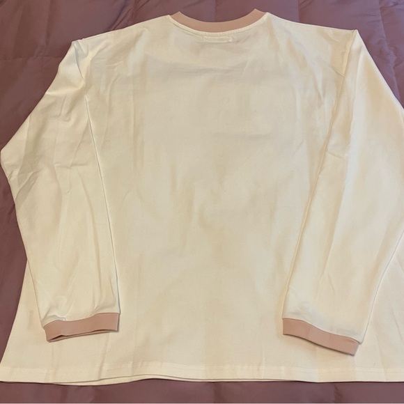 PARKE XXL Hometown Varsity Long Sleeve T Shirt (Rose) - Picture 4 of 7